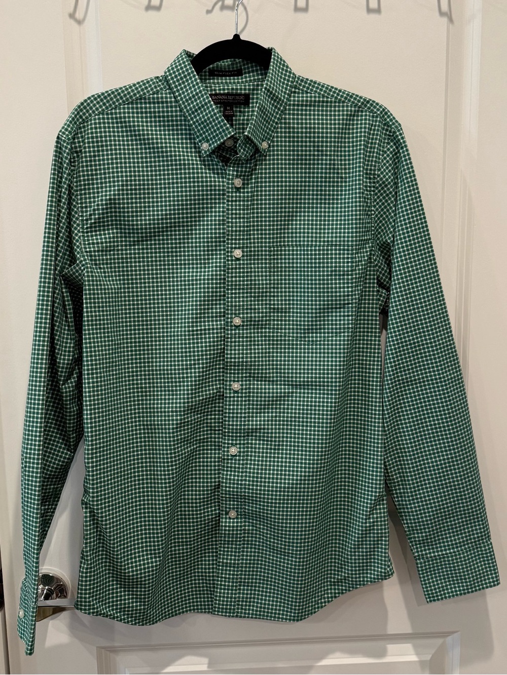 NWOT Men’s Banana Republic Slim Tech Stretch Button-down (M)